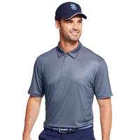IZOD Heather Space Dye Polo - Asphalt