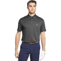 IZOD Fairway Gingham Polo - Black