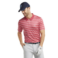 IZOD Prep Stripe Polo - Claret Red