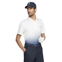 IZOD Printed Ombre Polo - White
