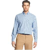 IZOD Plaid Poplin Men's Shirt [Blue]