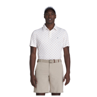 IZOD Micro Print Men's Polo [PALMS]