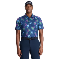 IZOD Trick Shot Golf Polo - Multi Hibiscus