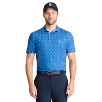 IZOD Swingflex Elite Flamingo Print Men's Polo [BLUE]