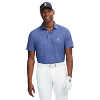 IZOD Golf Small Print Men's Polo [SKIPPER BLUE]