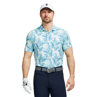 IZOD Large Floral Print Men's Polo [LIMPET]