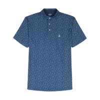 IZOD Small Print Men's Polo [NAVY]