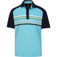 Greg Norman ML75 Weatherknit Pivot Polo Blue