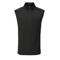 PING Ramsey Half Zip Men's Golf Vest [BLACK]