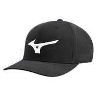 Mizuno Tour Vent Snapback Cap [BLK/WHT]