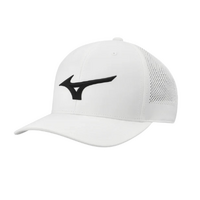 Mizuno Tour Vent Snapback Cap [WHT/BLK]