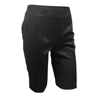 IZOD Ladies Solid Microfiber Short - Black
