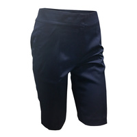 IZOD Solid Microfiber Ladies Short - Navy