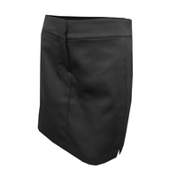 IZOD Ladies Notched Woven Skort - Black