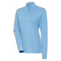 Antigua Mentor Quarter Zip Women's Pullover [BLUE]