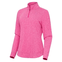 Antigua Women's Optimistic Quarter Zip Pullover [MGNT HTHR]