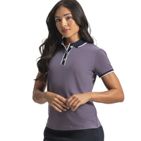 FJ Cap Sleeve Women's Polo [DUSTY VIOLET]