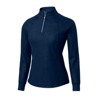 FJ Embossed Women's Quarter Zip [NAVY]