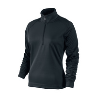 Nike Ladies Thermal Sport 1/2 Zip Pull Over - BLACK