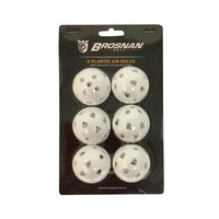 6 Plastic Air Balls