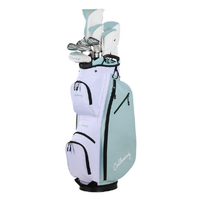 Callaway Reva Women's 11-Piece Cart Bag Set [PEACH/SURF][LADIES RIGHT]