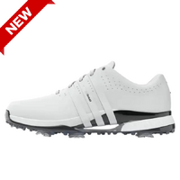 Adidas Tour 360 Men's Golf Shoes [WHT/BLK/LR BLU]