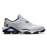 FJ Tour Alpha Men's Golf Shoes [WHT/NVY/LME]