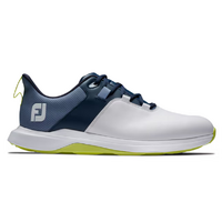 FJ ProLite Men's Golf Shoes [WHT/NVY/LME]
