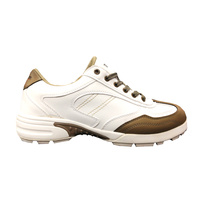 Brosnan Turfglider Mens Golf Shoes - White