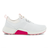 ECCO Women's BIOM H4 Golf Shoes [WHT/SLV/PNK]
