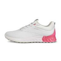 ECCO Golf S-Three Women's Shoes [WHT/BUBGUM]
