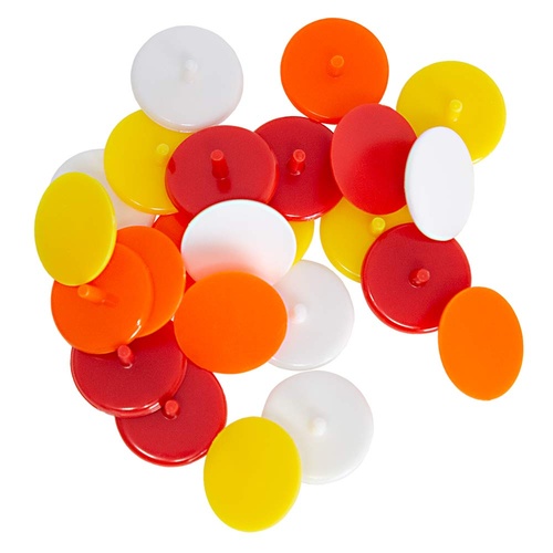 24 Coloured Golf BallsMarkers