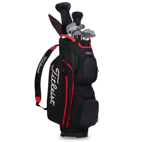 Titleist 15 Cart Bag [Black/Red]