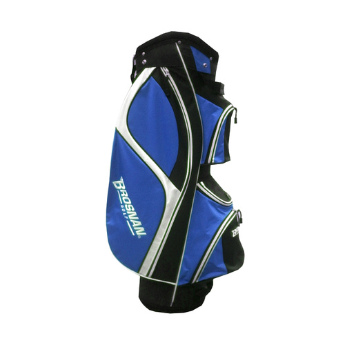 Brosnan Firebird Golf Cart Bag - Blue/Black/White