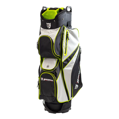 Brosnan Coolmate 4 Cart Bag - Black Lime