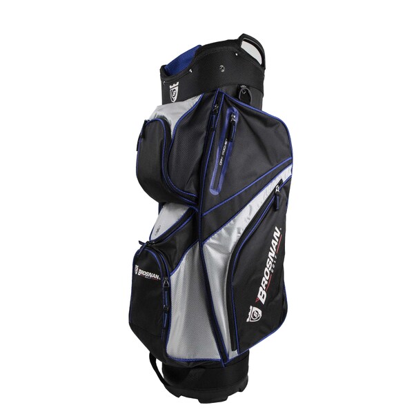 Brosnan Coolmate 4 Cart Bag [BLK/SLV/ROY]
