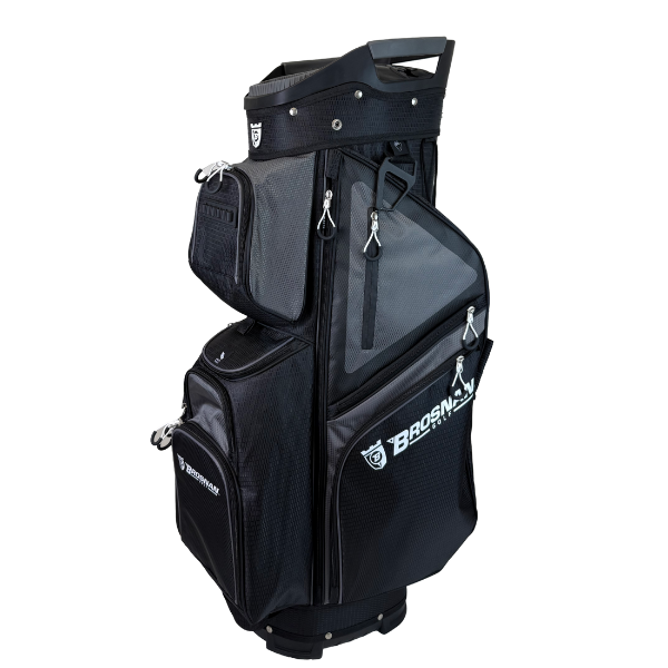 Brosnan EZY Divider Cart Bag [BLK/GRY/BLK]