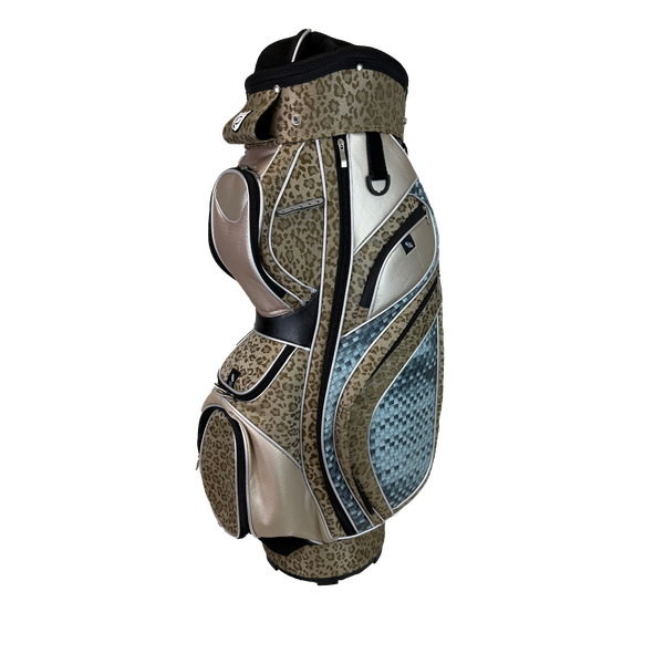Brosnan Ladies Cart Bag [BEIGE/SKY BLUE]