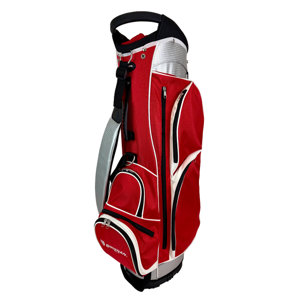 Brosnan Commander Cart Bag [RED/SLVR]