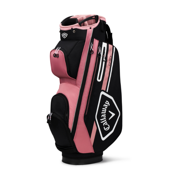 Callaway Chev 14+ Cart Bag [2022][BLK/ROSE]