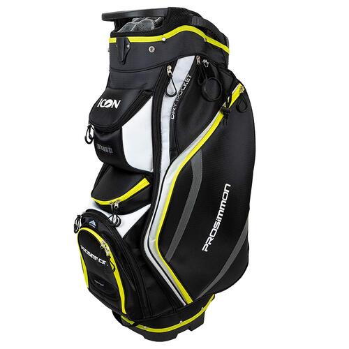 Prosimmon Icon Deluxe Cart Bag - Electric Green