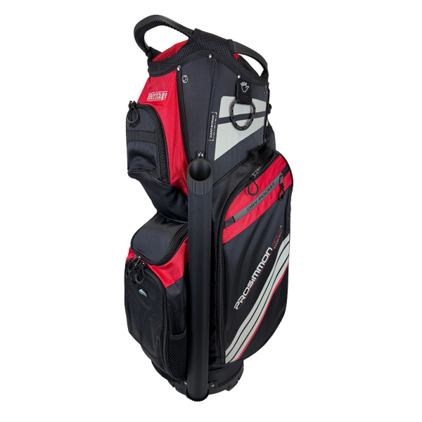 Prosimmon Heritage MK4 Cart Bag [BLK/RED/SIL]