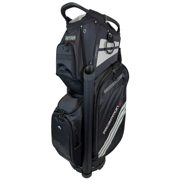 Prosimmon Heritage MK4 Cart Bag [BLK/SIL]