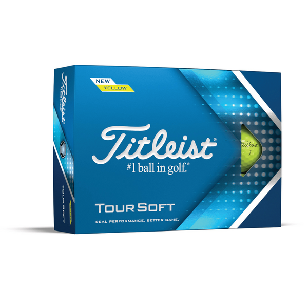 Titleist Tour Soft Golf Balls - Yellow