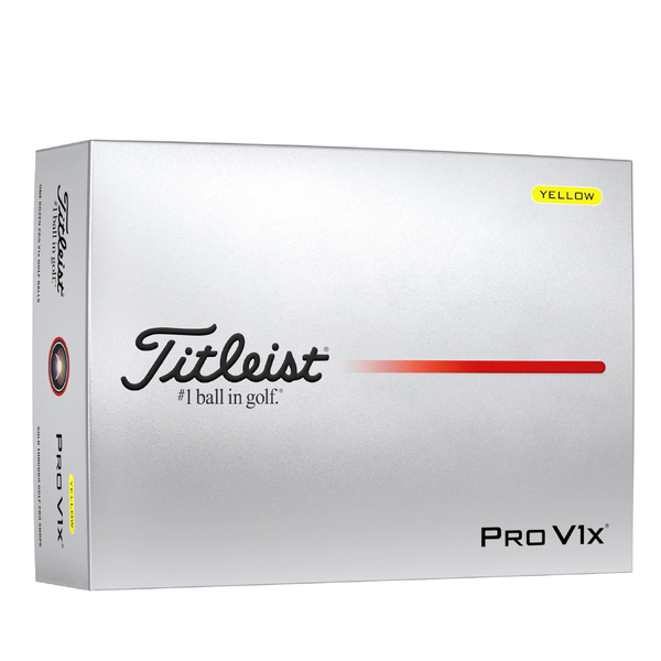 Titleist Pro V1X Golf Balls [2025][YELLOW][DOZEN]