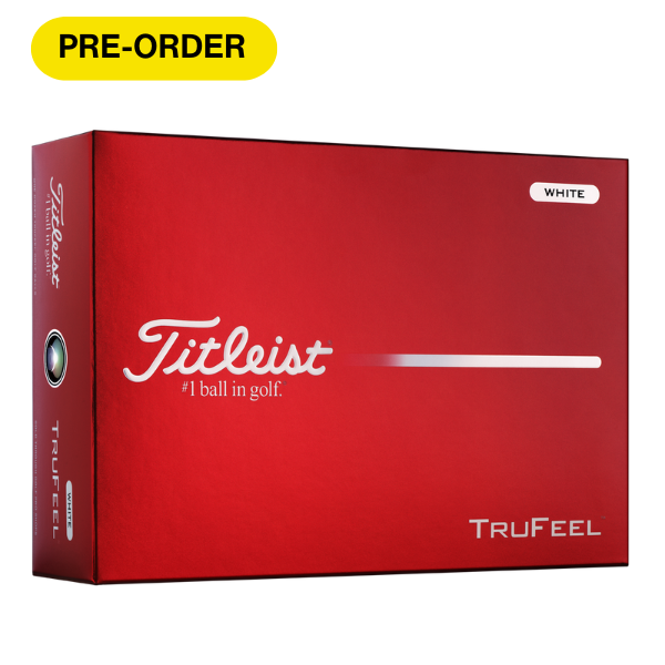 Titleist True Feel Golf Balls [WHITE][DOZEN]