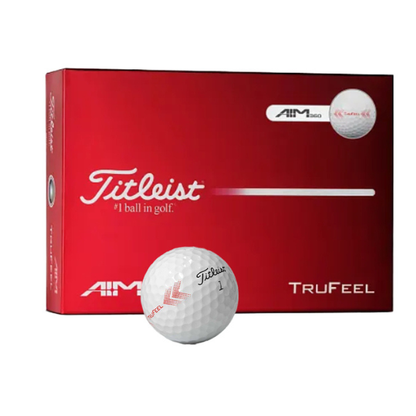 Titleist AIM TruFeel Golf Balls [WHITE][DOZEN]