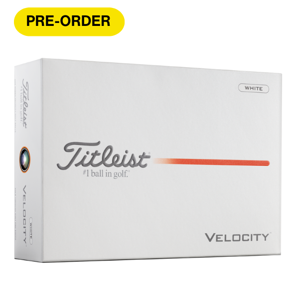 Titleist Velocity Golf Balls [WHITE][DOZEN]