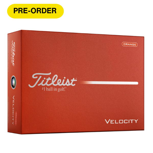 Titleist Velocity Golf Balls [ORANGE][DOZEN]