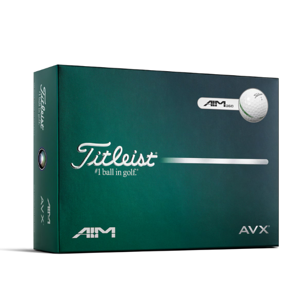Titleist AIM 360 AVX Golf Balls [WHITE][DOZEN]